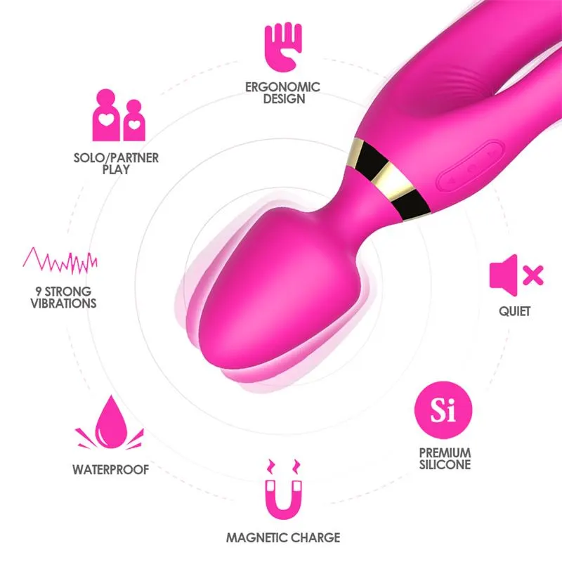 Masajeador y Vibrador Rosa · URBAN SKY · Vibradores — Foto 5