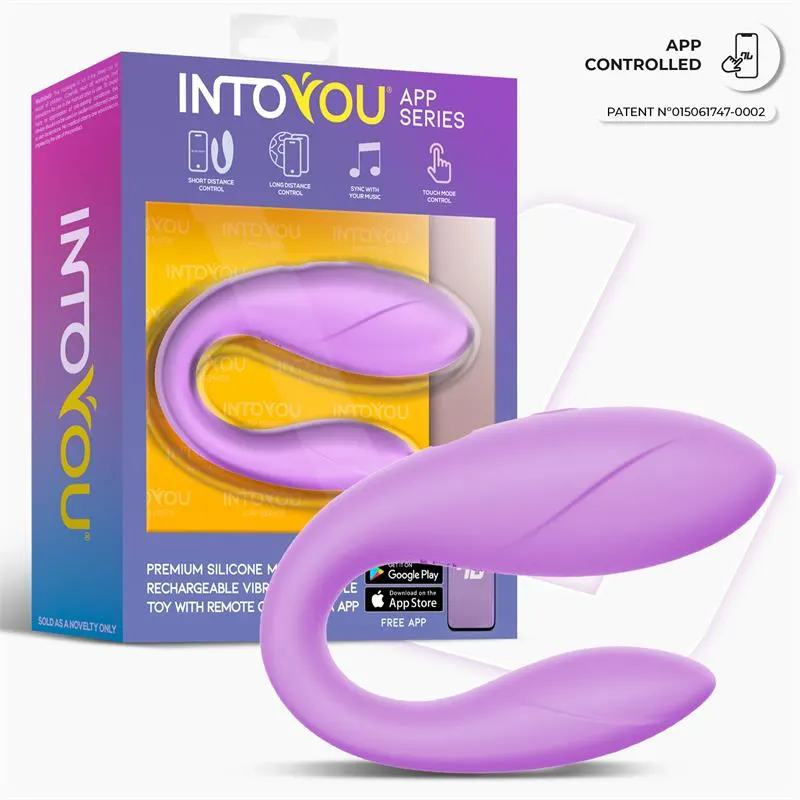 Juguete para Parejas con APP Flexible Silicona Lavanda · INTOYOU APP SERIES · Vibradores — Foto 2