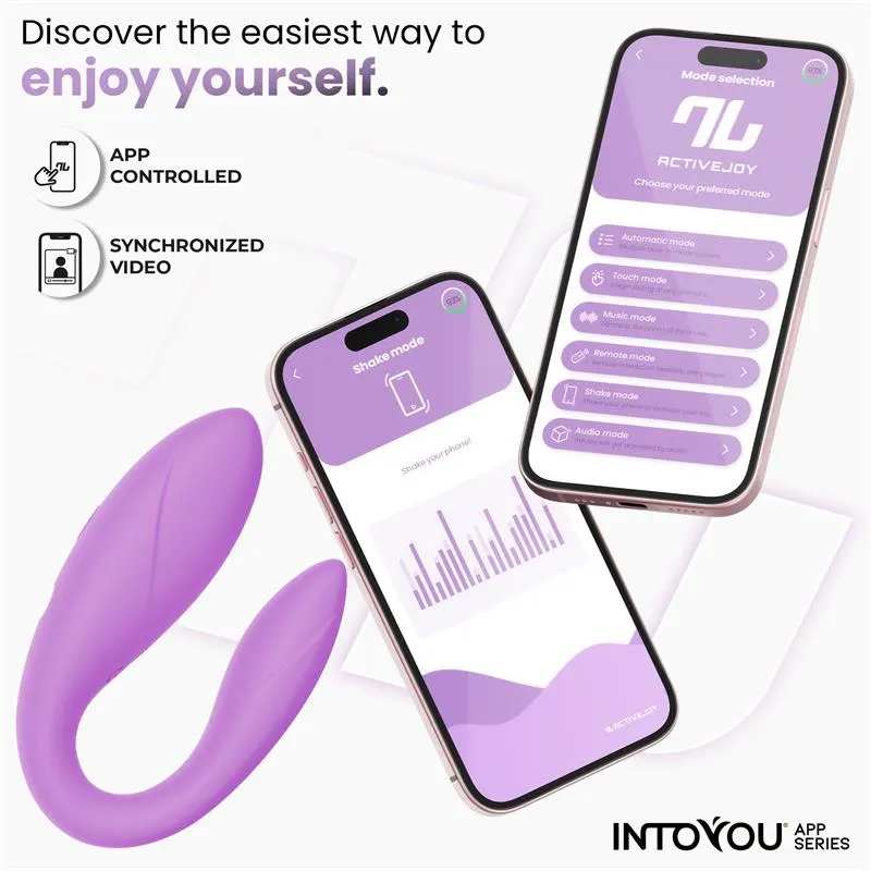 Juguete para Parejas con APP Flexible Silicona Lavanda · INTOYOU APP SERIES · Vibradores — Foto 5