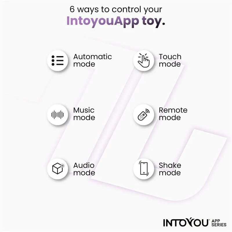 Juguete para Parejas con APP Flexible Silicona Lavanda · INTOYOU APP SERIES · Vibradores — Foto 6
