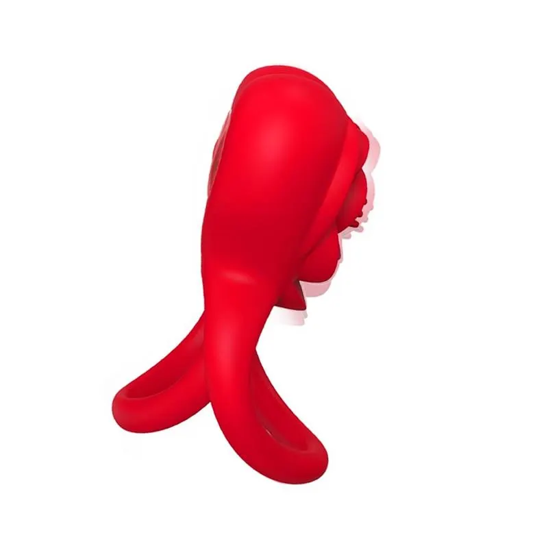 Anillo Doble Vibrador con Forma de Rosa 56 g · URBAN SKY · URBAN SKY · Anillos para el Pene — Foto 2