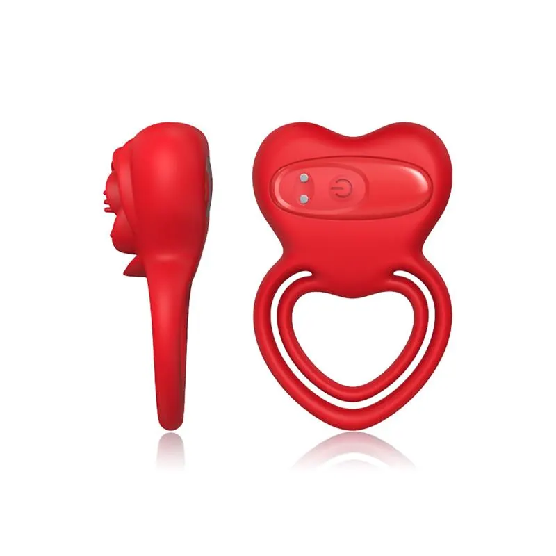 Anillo Doble Vibrador con Forma de Rosa 56 g · URBAN SKY · URBAN SKY · Anillos para el Pene — Foto 3