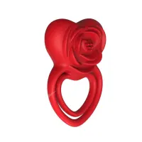 Anillo Doble Vibrador con Forma de Rosa 56 g · URBAN SKY · URBAN SKY · Anillos para el Pene