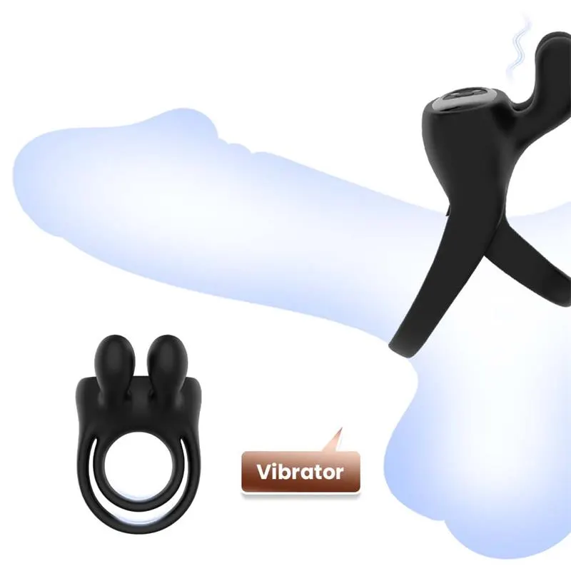 Anillo Doble Vibrador con Estimulador Extra 45 g · URBAN SKY · URBAN SKY · Anillos para el Pene — Foto 6
