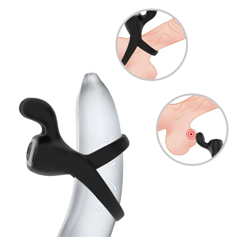 Anillo Doble Vibrador con Estimulador Extra 45 g · URBAN SKY · URBAN SKY · Anillos para el Pene — Foto 8
