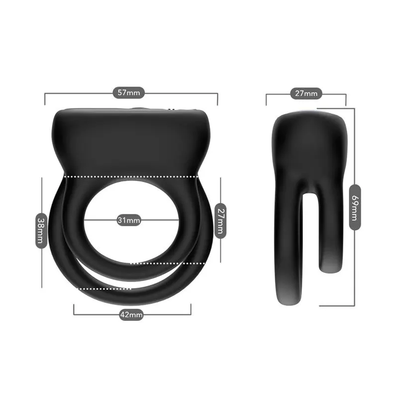 Anillo Vibrador USB 9 Funciones · URBAN SKY · URBAN SKY · Anillos para el Pene — photo 9