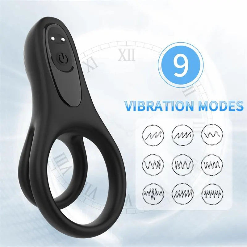 Anillo Vibrador USB 9 Funciones 49 g · URBAN SKY · URBAN SKY · Anillos para el Pene — Foto 2