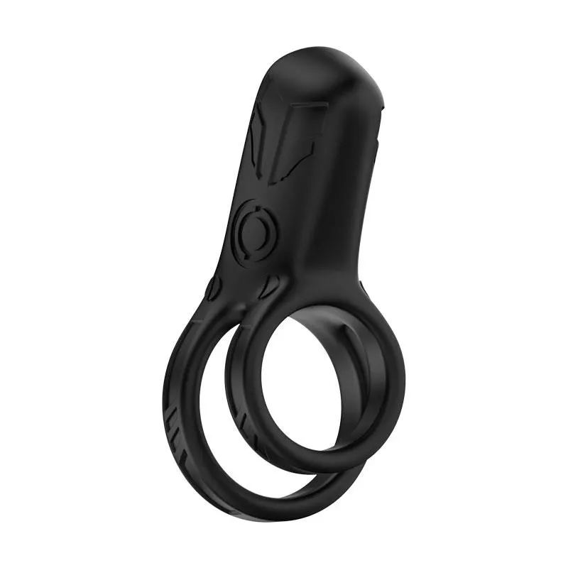 Mecha-style Anillo Doble para el Pene con Vibracion · URBAN SKY · Anillos para el Pene — photo 3