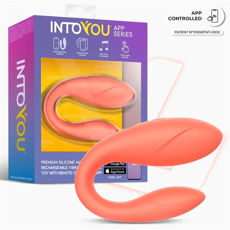 Juguete para Parejas con APP Flexible Salmon · INTOYOU APP SERIES · Vibradores — photo 2