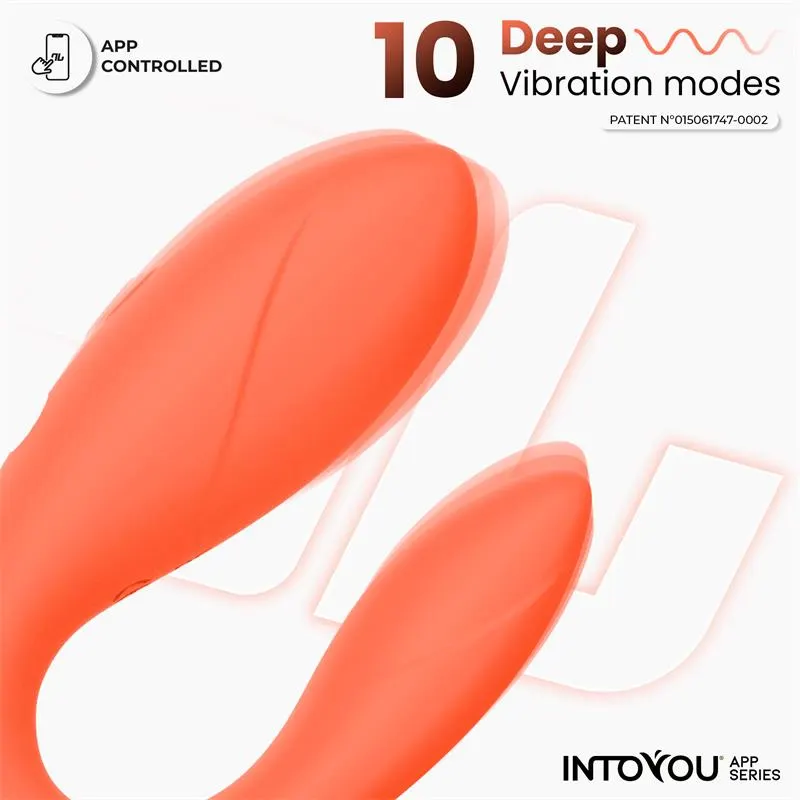 Juguete para Parejas con APP Flexible Salmon · INTOYOU APP SERIES · Vibradores — photo 3