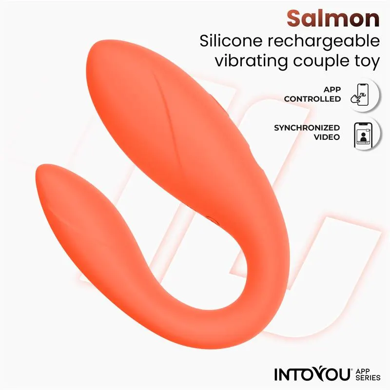 Juguete para Parejas con APP Flexible Salmon · INTOYOU APP SERIES · Vibradores — photo 4
