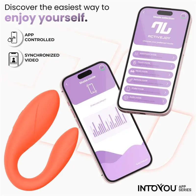Juguete para Parejas con APP Flexible Salmon · INTOYOU APP SERIES · Vibradores — photo 6