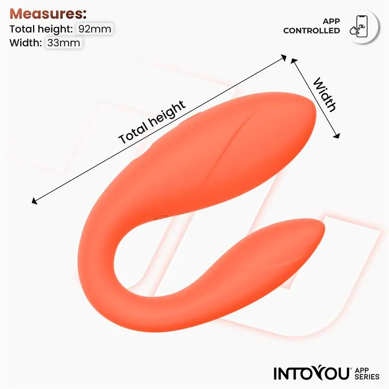 Juguete para Parejas con APP Flexible Salmon · INTOYOU APP SERIES · Vibradores — photo 9