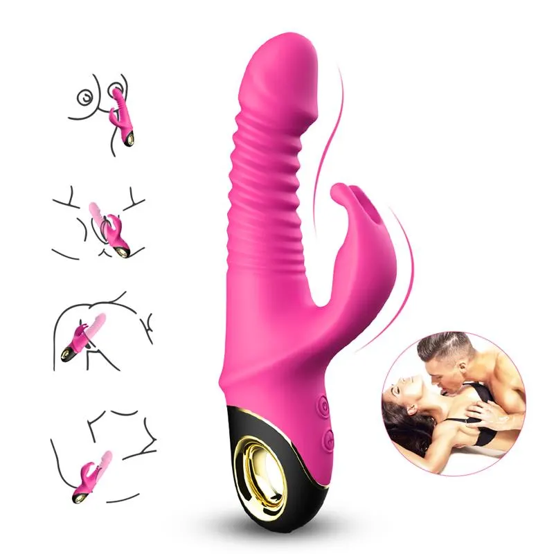 Vibrador con Thrusting y Oscilación 360º Rosa · URBAN SKY · Vibradores — Foto 7