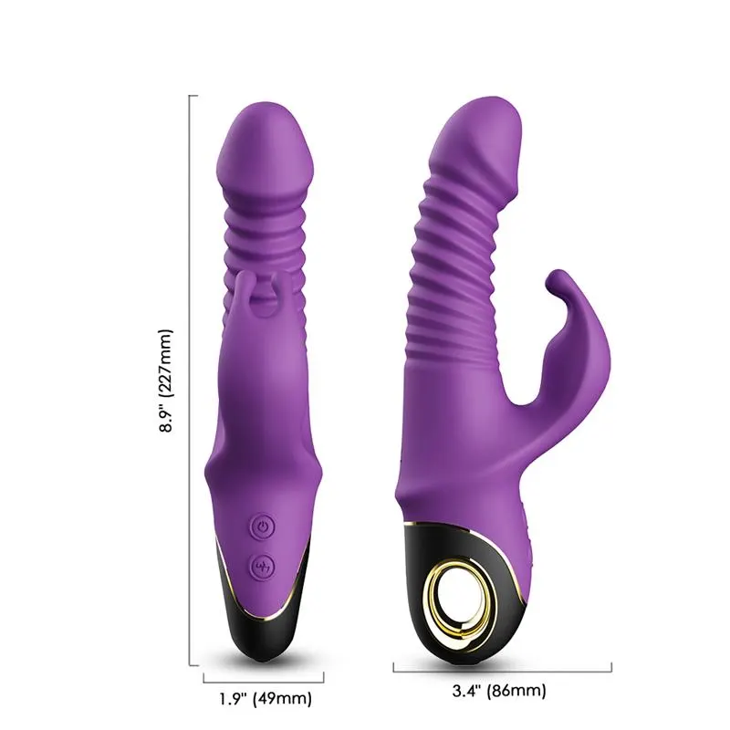 Vibrador con Thrusting y Oscilación 360º Purpura · URBAN SKY · Vibradores — photo 11