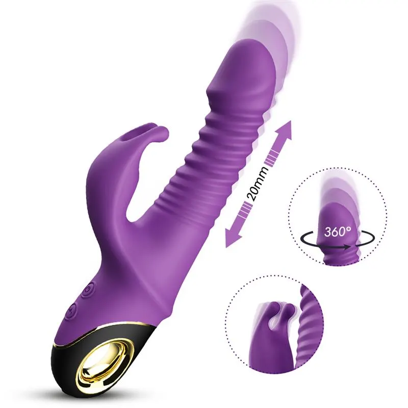 Vibrador con Thrusting y Oscilación 360º Purpura · URBAN SKY · Vibradores — photo 7