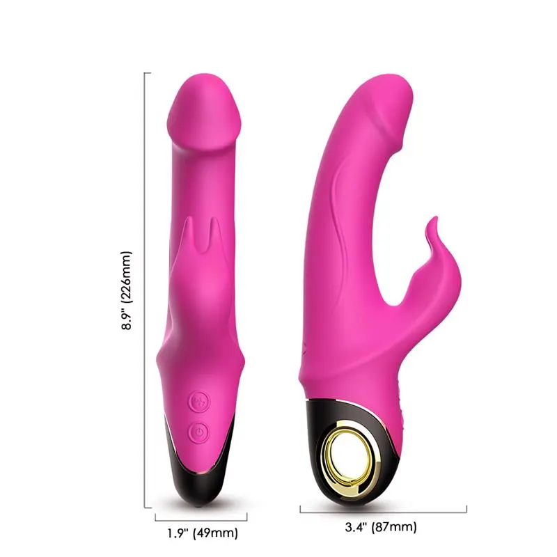 Vibrador con Rotación 360º Rosa · URBAN SKY · Vibradores — Foto 13