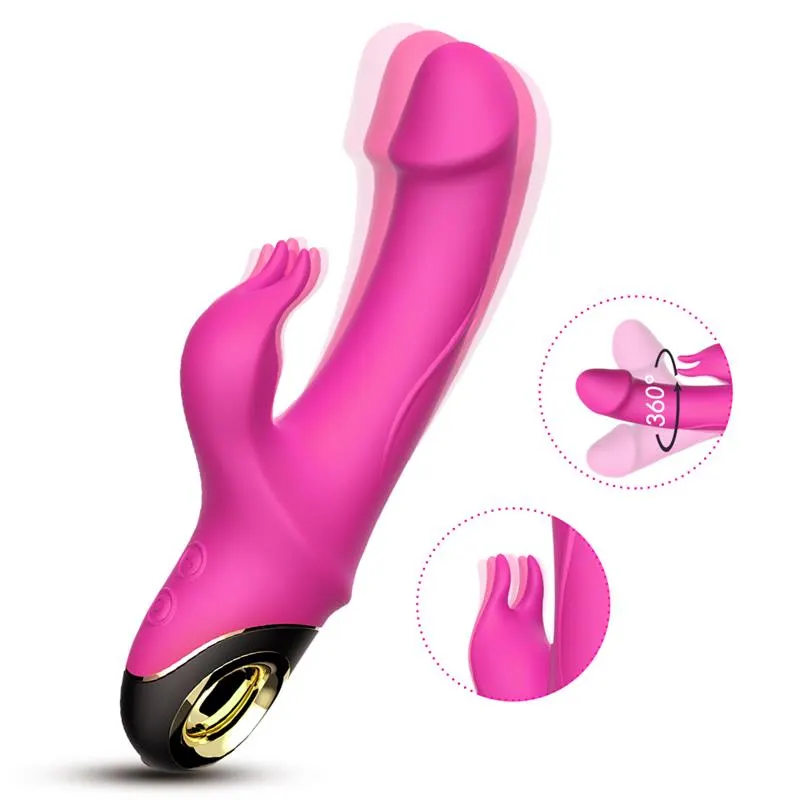 Vibrador con Rotación 360º Rosa · URBAN SKY · Vibradores — Foto 3