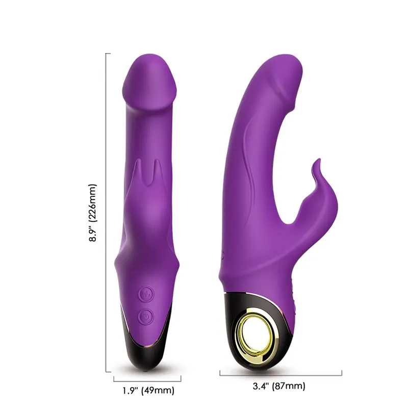 Vibrador con Rotación 360º Purpura · URBAN SKY · Vibradores — photo 13