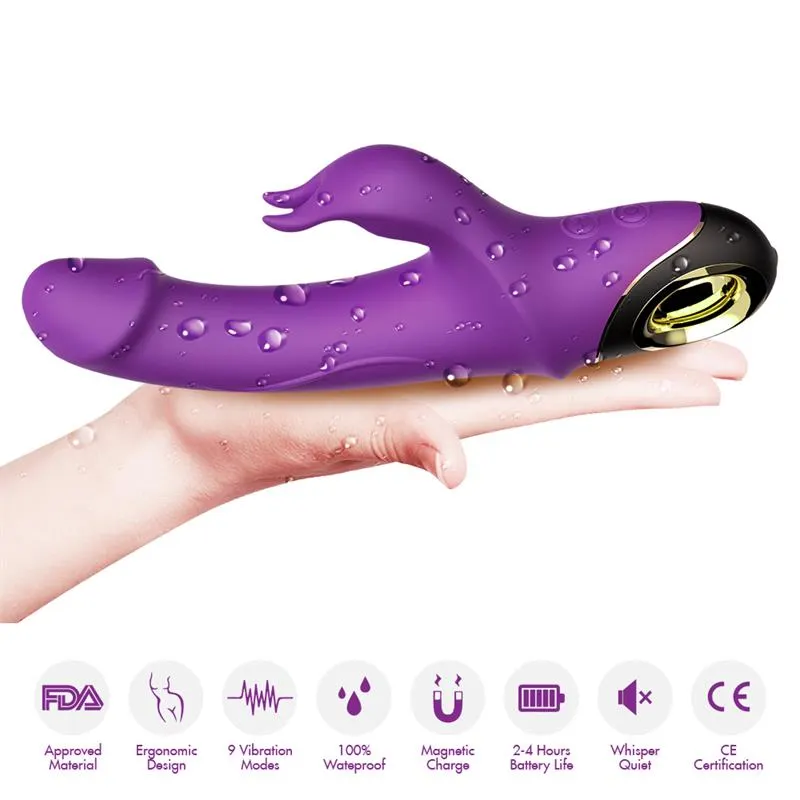 Vibrador con Rotación 360º Purpura · URBAN SKY · Vibradores — photo 10