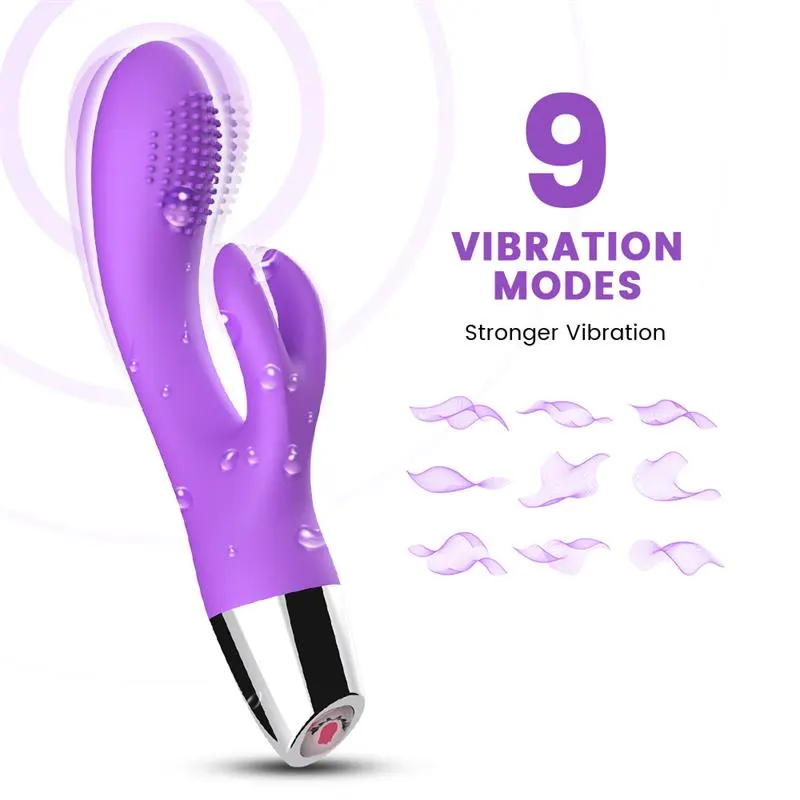 Vibrador Conejito Flexible Púrpura · URBAN SKY · Vibradores — Foto 2