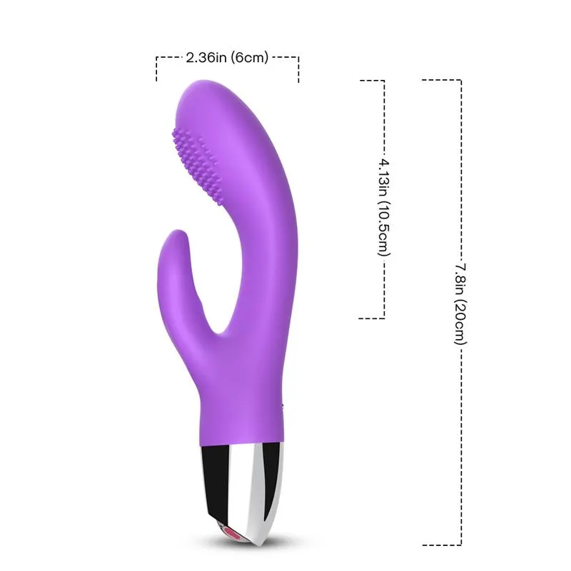 Vibrador Conejito Flexible Púrpura · URBAN SKY · Vibradores — Foto 10