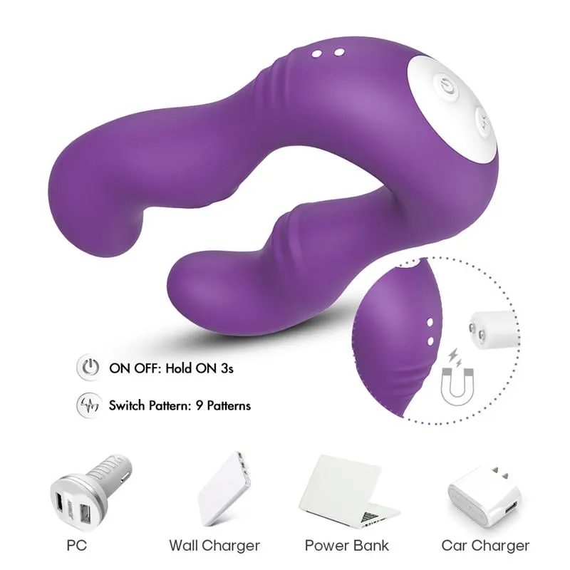 Vibrador Doble para Parejas · URBAN SKY · Vibradores — Foto 10