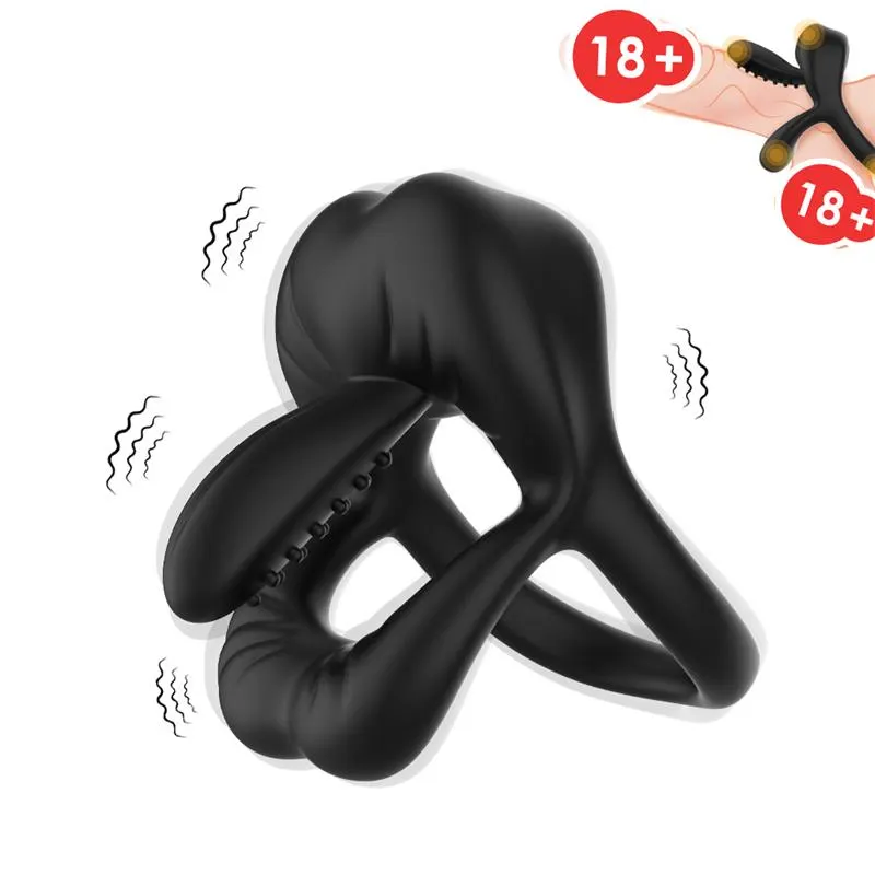 Anillo Vibrador 3 Zonas de Vibración 56 g · URBAN SKY · URBAN SKY · Anillos para el Pene — photo 2