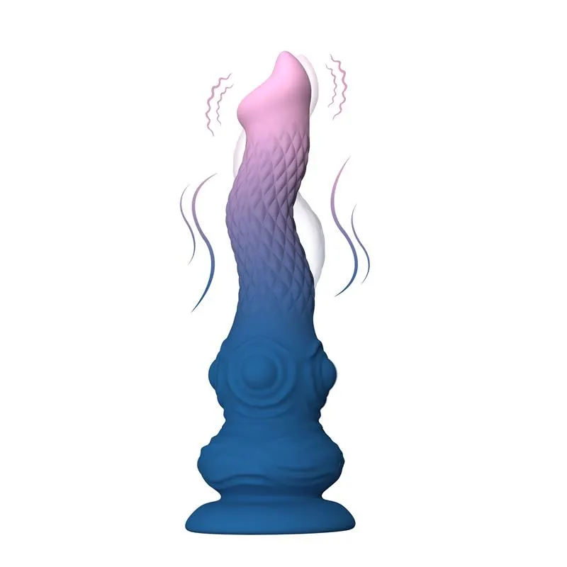 Dildo Fantasía Vibración, Oscilación y Ventosa 23.3 cm · URBAN SKY · Vibradores