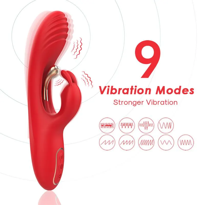 Vibrador Tickler con Rabbit Silicona · URBAN SKY · Vibradores — Foto 4