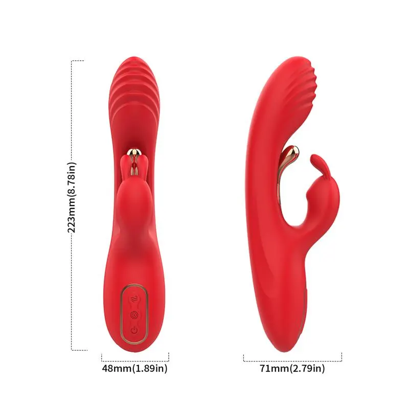 Vibrador Tickler con Rabbit Silicona · URBAN SKY · Vibradores — Foto 9