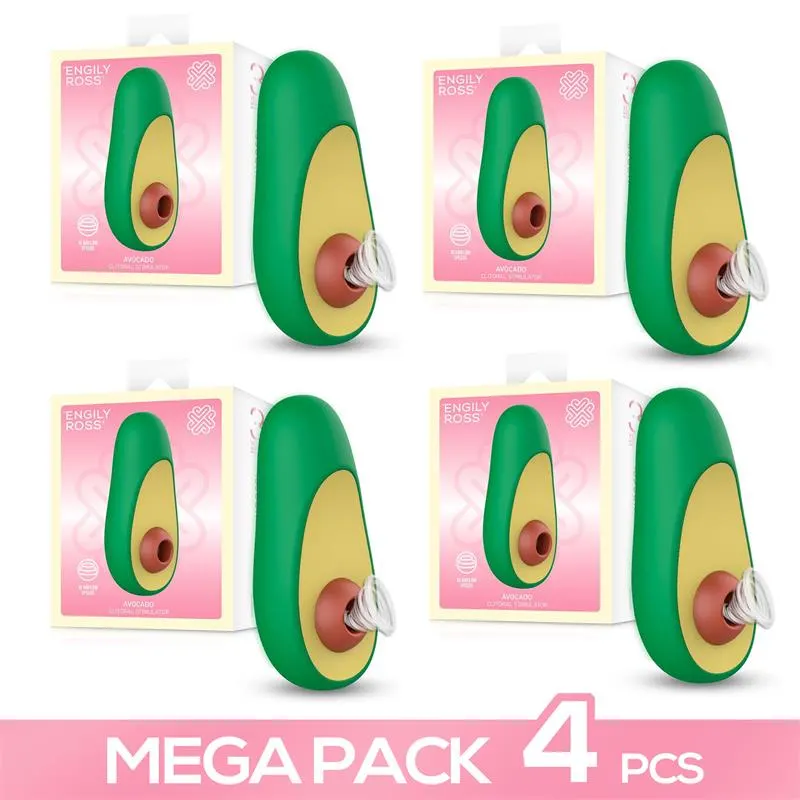 Pack de 4 Avocado Estimulador de Clítoris con Succión · ENGILY ROSS · Accesorios y Sets