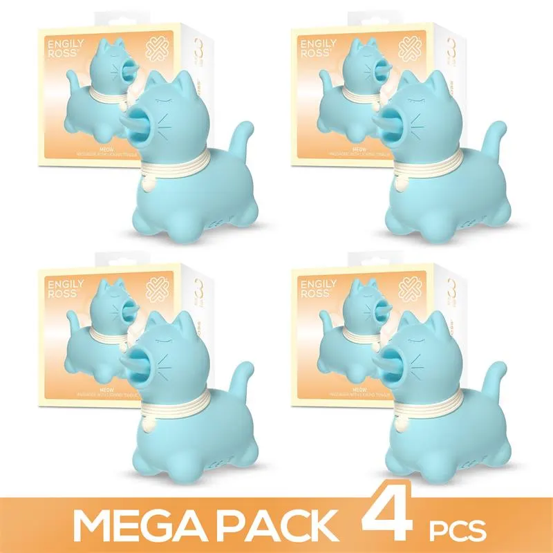 Pack de 4 Meow Masajeador con Lengua Licking · ENGILY ROSS · Accesorios y Sets