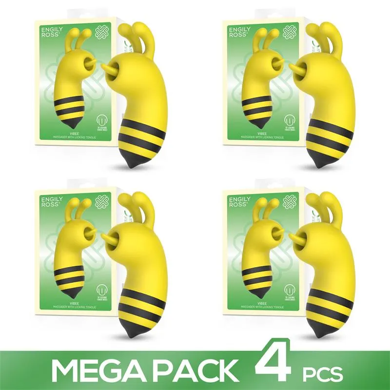 Pack de 4 Vibee Masajeador con Lengua Licking · ENGILY ROSS · Accesorios y Sets
