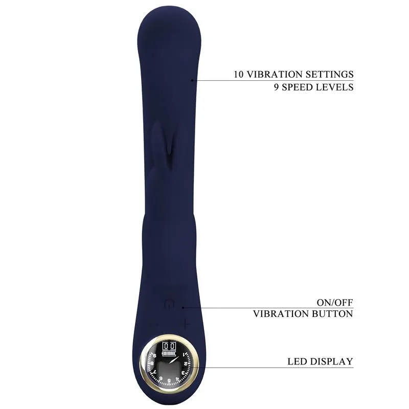 Lamar Vibrador Punto-G Azul Oscuro · PRETTYLOVE · Vibradores — photo 9