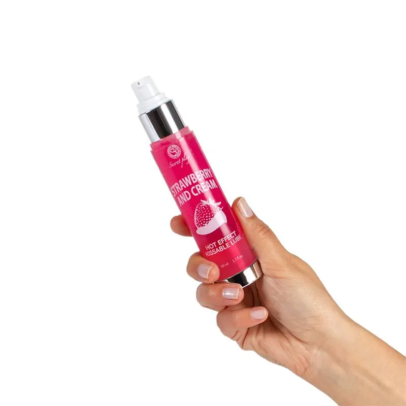 Lubricante Efecto Calor Fresas con Nata 50 ml · SECRET PLAY · Lubricantes — photo 2