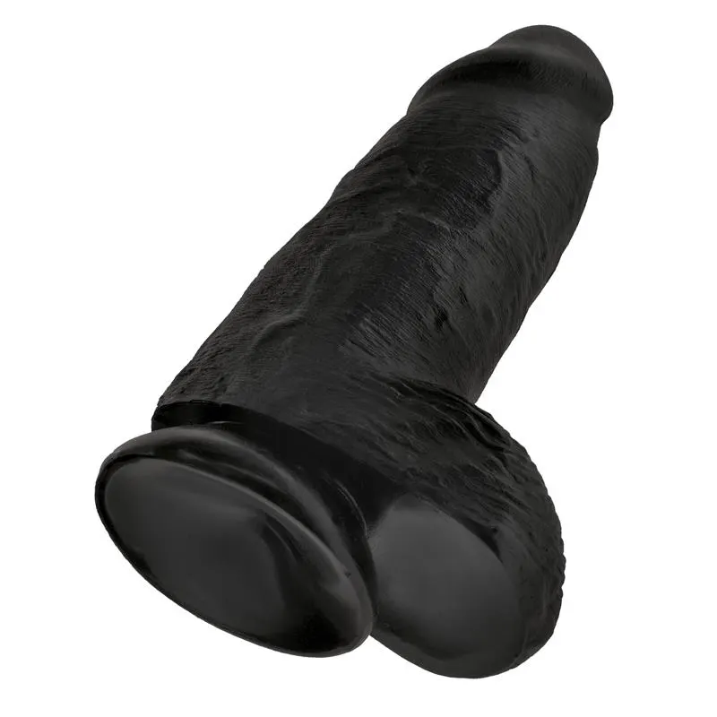 Dildo con Testículos 9 Chubby Negro · KING COCK · Dildos — photo 5