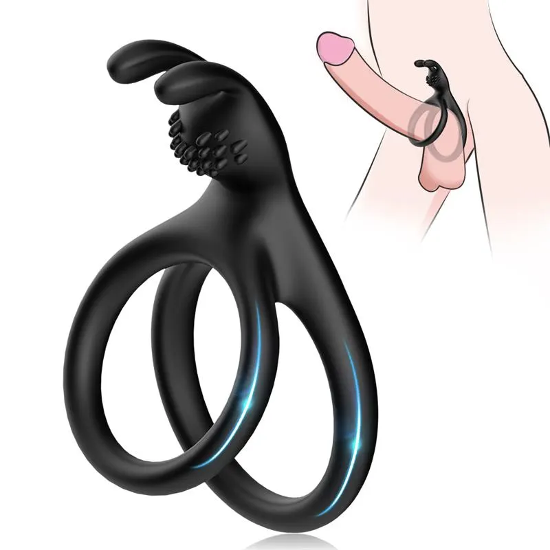 Anillo Doble para el Pene con Conejito · URBAN SKY · URBAN SKY · Anillos para el Pene — Foto 4