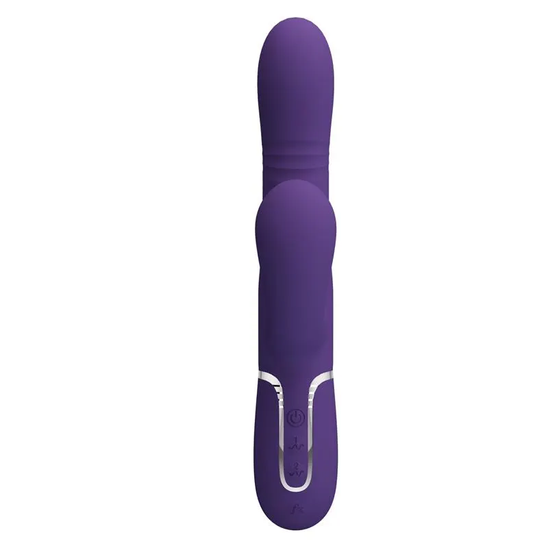 Mariana Vibrador 4 en 1 Silicona Morado · PRETTYLOVE · Vibradores — Foto 2