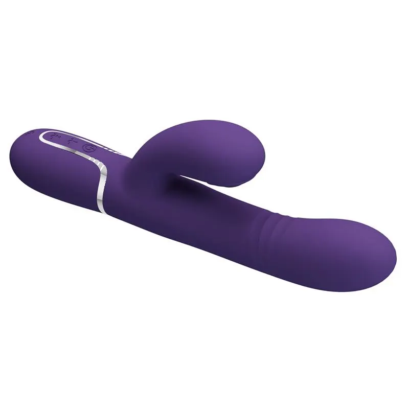 Mariana Vibrador 4 en 1 Silicona Morado · PRETTYLOVE · Vibradores — Foto 3