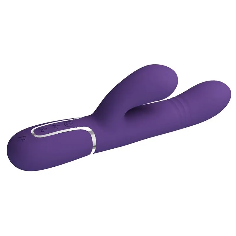 Mariana Vibrador 4 en 1 Silicona Morado · PRETTYLOVE · Vibradores — Foto 4