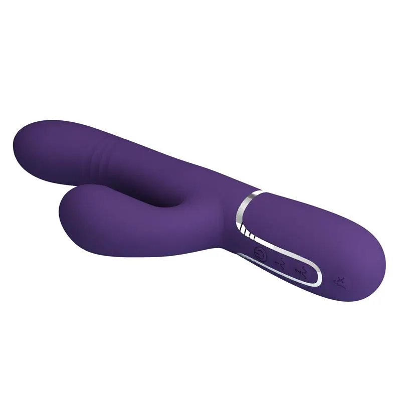 Mariana Vibrador 4 en 1 Silicona Morado · PRETTYLOVE · Vibradores — Foto 5