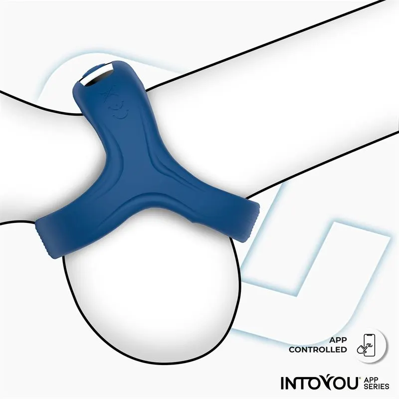Rank Anillo Vibrador con App Azul · INTOYOU APP SERIES · Anillos para el Pene — Foto 11