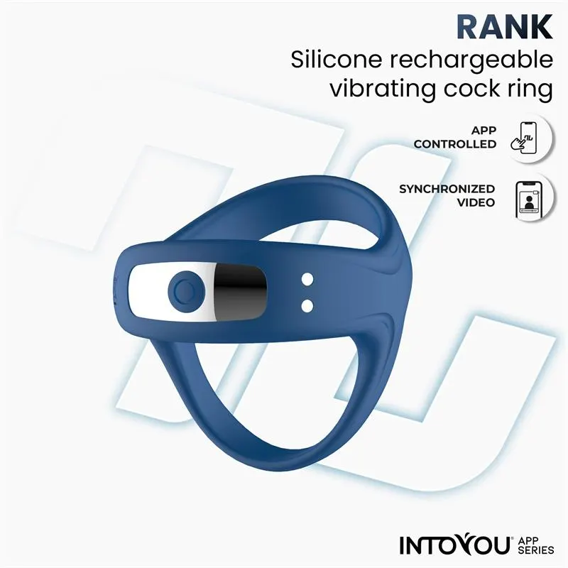 Rank Anillo Vibrador con App Azul · INTOYOU APP SERIES · Anillos para el Pene — Foto 12