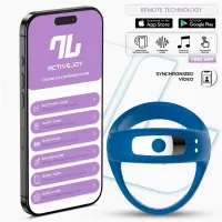 Rank Anillo Vibrador con App Azul · INTOYOU APP SERIES · Anillos para el Pene