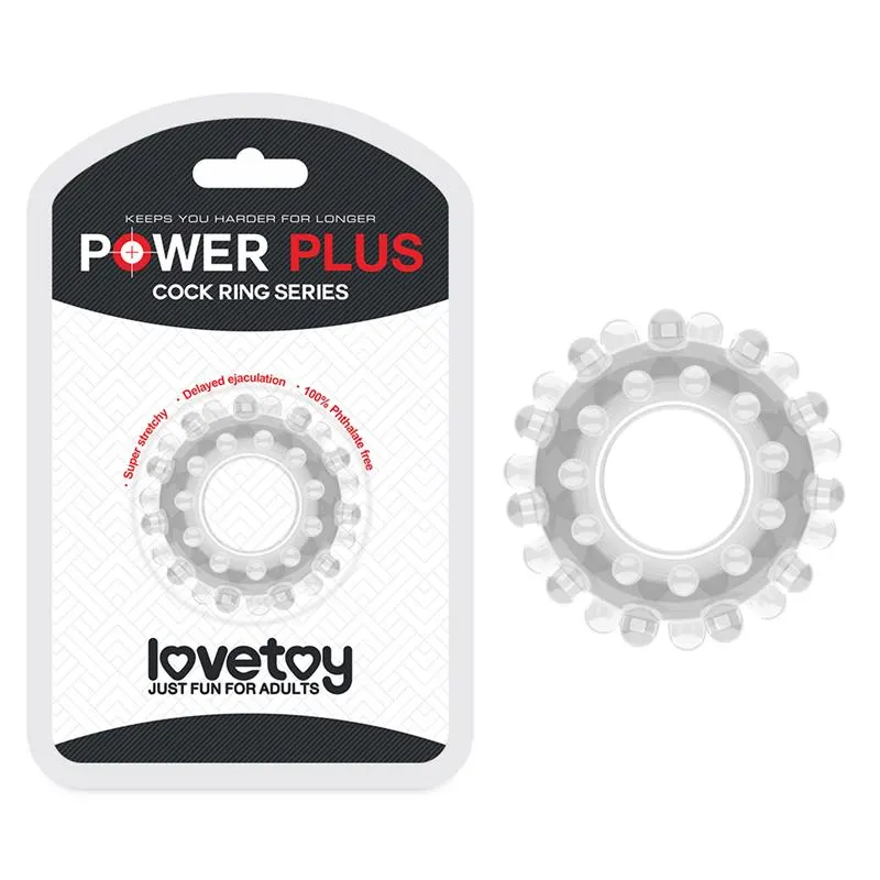 Anillo para el Pene Power Plus Transparente · LOVETOY · LOVETOY · Anillos para el Pene — Foto 6