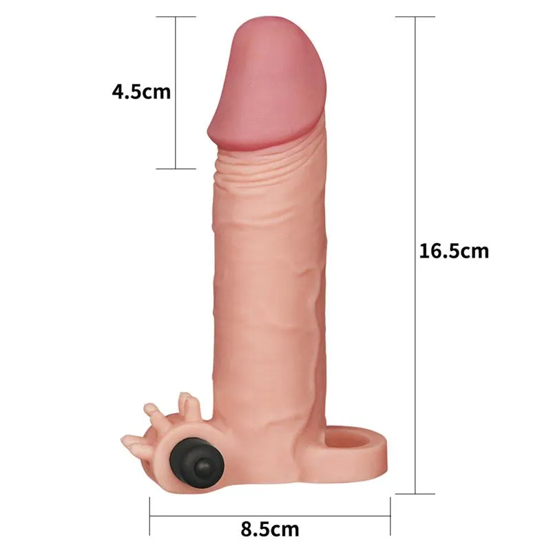 Funda para el Pene con Vibración Add 2 Plesure X Tender Natural · LOVETOY · Fundas y Extensiones para el Pene — photo 5