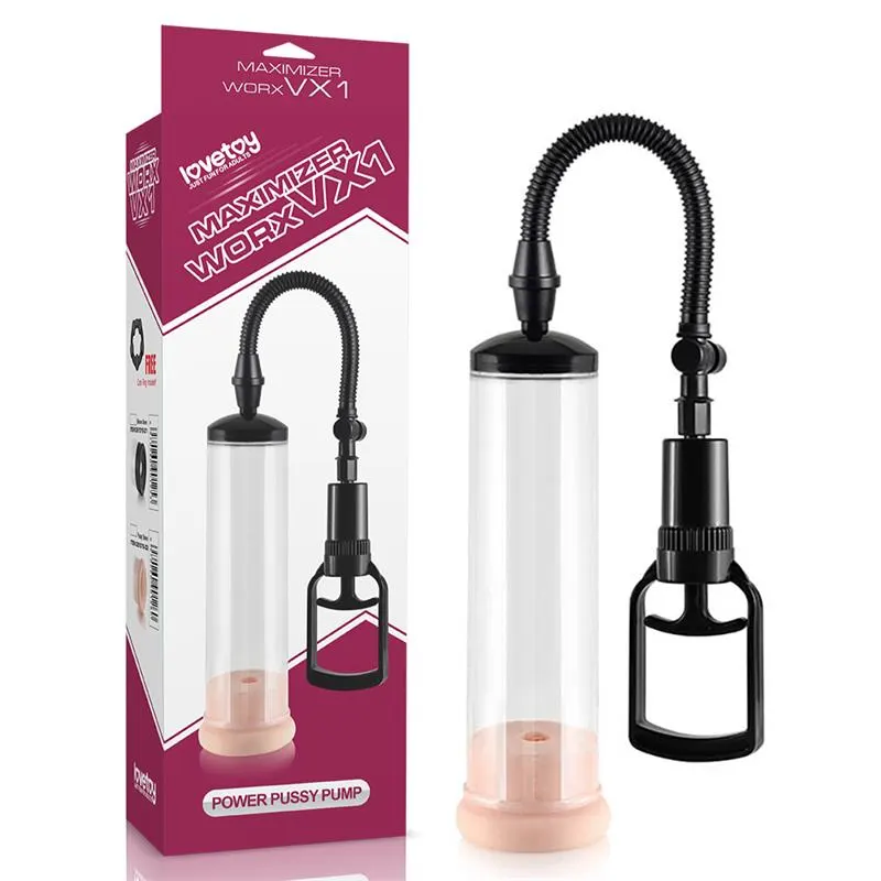Bomba para el Pene Maximizer Worx VX1 Vagina 20 cm · LOVETOY · Potenciadores y Retardantes — Foto 7