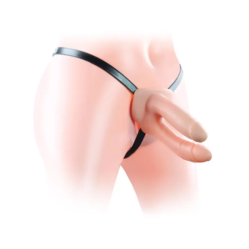 Arnés con Pene Hueco Doble · LOVETOY · Dildos