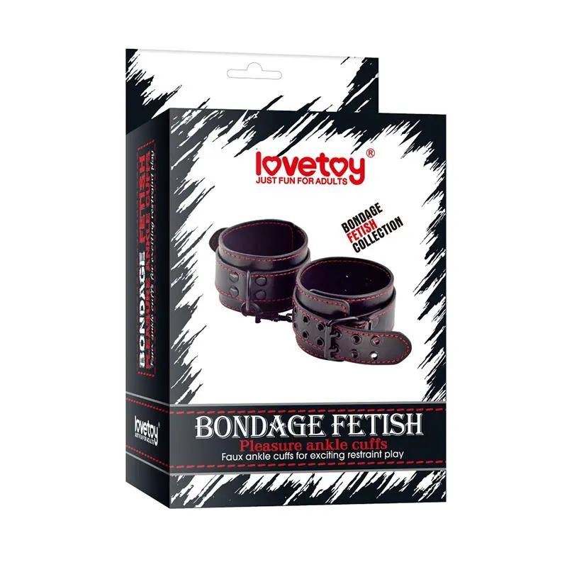 Esposas de Tobillos Bondage Negro · LOVETOY · Esposas y Ataduras — Foto 7